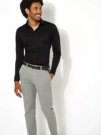 DESOTO | Chemise en jersey coupe slim | schwarz